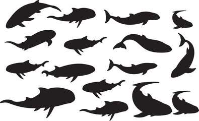 Vaquita Solid Vector Silhouette