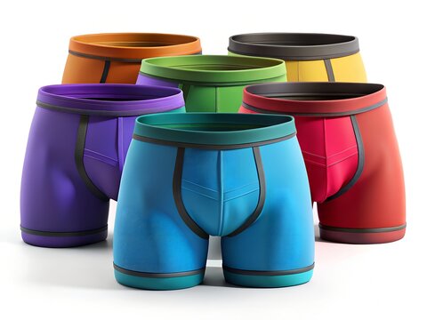 Modern Men's Boxer Briefs: Colorful, Stylish, and Comfortable Underwear Collection.