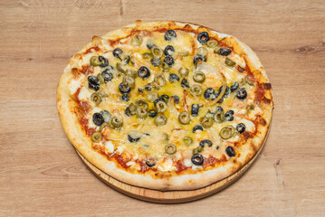 Authentic Neapolitan pizza doughs usually have a high hydration  to achieve an elastic and airy dough