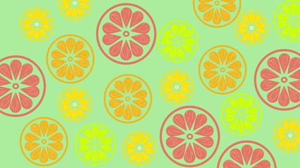 Seamless orange pattern ipad for background