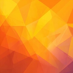 Abstract geometric pattern of warm orange and yellow triangles