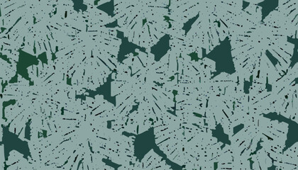 modern design featuring abundance tropical green and gold leaves