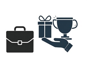 Business success, reward, achievement