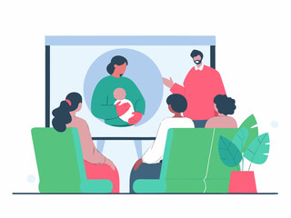 Assembly of pregnant women.