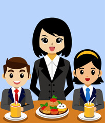 Woman in business suit