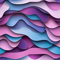 Intricate Paper Cut Style Seamless Abstract Pattern for Backgrounds and Textiles