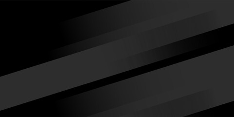 Black abstract background. Elegant dark diagonal shape elements. Modern luxury grey gradient graphic design.