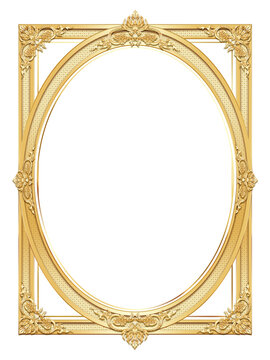  gold frame vintage border