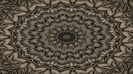 Radial symmetry ornament pattern background