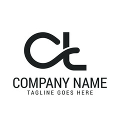 Creative Letter CL or LC Modern Minimalist Vector Logo Design Templates for Brand