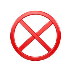 Fototapeta premium no entry sign with transparent background PNG and JPEG image