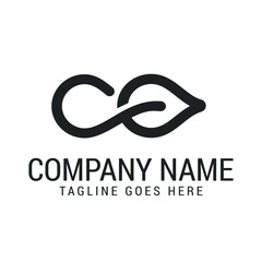 Creative Letter CO or OC Modern Minimalist Vector Logo Design Templates for Brand