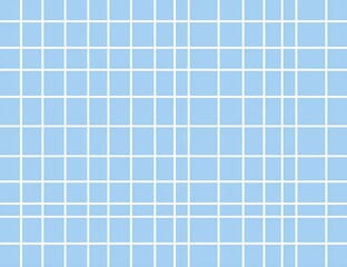 Fototapeta premium Light blue grid pattern of squares