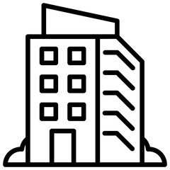 Office Building line icon