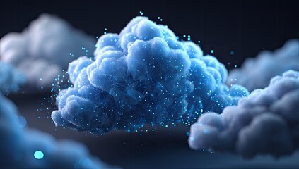 Digital cloud cluster