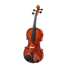 Fototapeta premium violin on white background