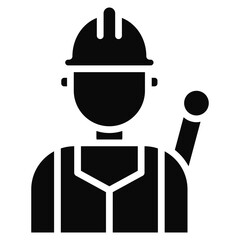 Architect glyph icon