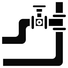 Plumbing System glyph icon