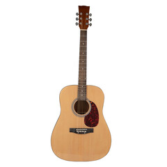 Naklejka premium acoustic guitar on white background