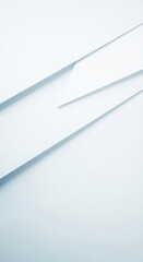 Clean white paper layers
