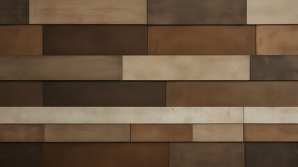 Old wooden texture background with stacked timber planks and a vintage brown board pattern