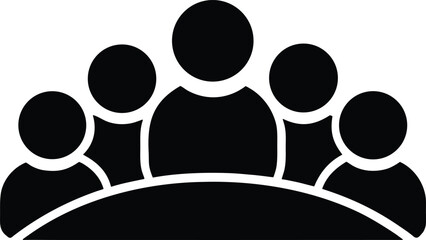 user group vector icon.