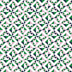 Modern seamless geometric pattern in soft pink and dark green. Perfect for fabric pattern, wallpaper, wrapping paper, digital prints, and fashion design. Textile pattern, decorative
