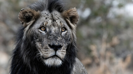 Fototapeta premium portrait of a lion