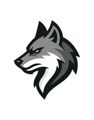 Fototapeta premium Wolf Head Mascot