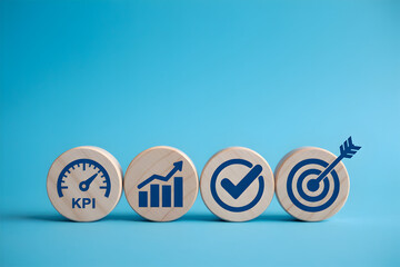 Key Performance Indicators and Business Goals Achievement with Progress Tracking