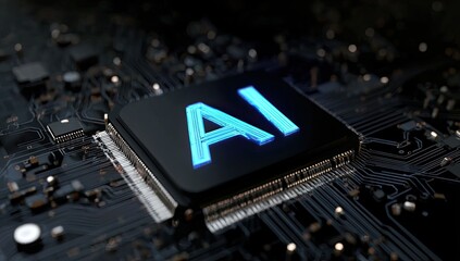 AI chip on circuit board (3)