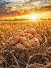 bread in a basket