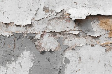 Peeling paint on an aged wall.  Layers of texture