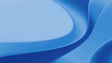 Blue abstract wave background with flowing lines and modern design elements