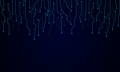 vector futuristic circuit board , Electronic motherboard , Communication and engineering concept , Hi-tech digital technology concept