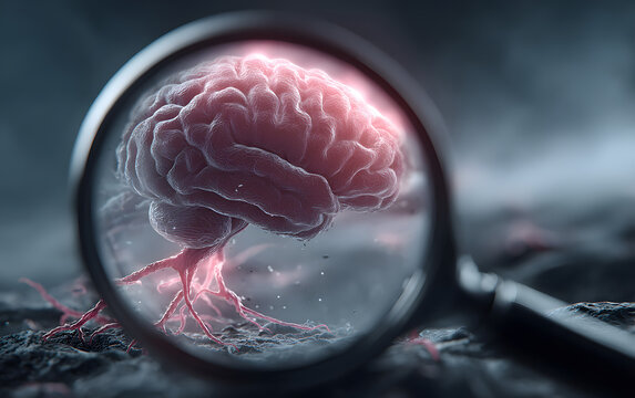 Brain with Borna disease virus infection, neurological disease affecting animal and human, encephalitis and depression, bornaviruses, BDV