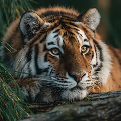 portrait of a tiger