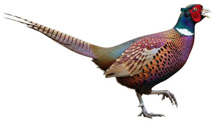 Isolated Common Pheasant