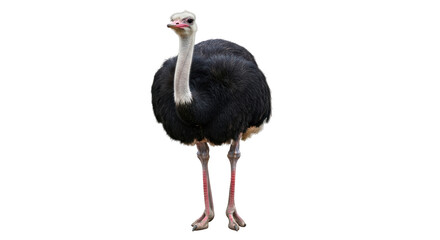 Isolated Ostrich
