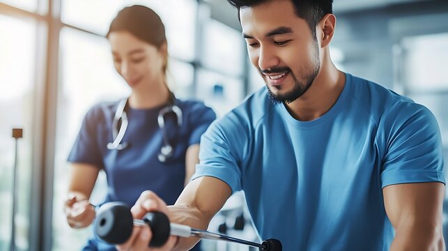 Staff discussing ways to improve patient care workflow

