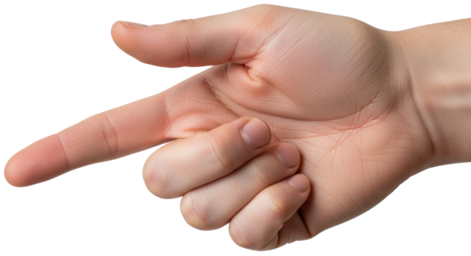 Isolated Hand Pointing