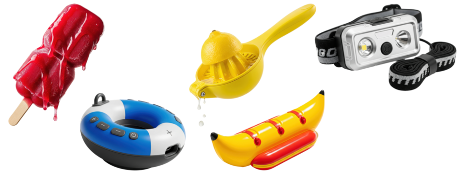 Collection of Summer Fun and Outdoor Activity Items