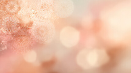 Abstract background with bokeh, subtle blurred mandala pattern with soft purple tones. Dreamy bohemian abstract background for artistic designs