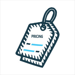 Pricing Tag Icon, Sale, Discount Concept Tag Pricing