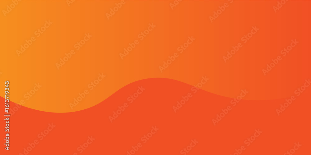 Poster vector abstract background with dynamic orange waves, lines and particles.vector abstract background