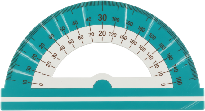 Isolated Protractor - Powered by Adobe