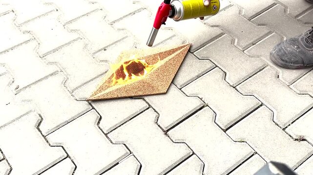 Fire Resistance Test of 3D Cork Panel