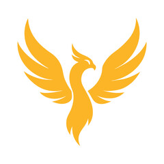 Luxury Phoenix Logo Template vector art