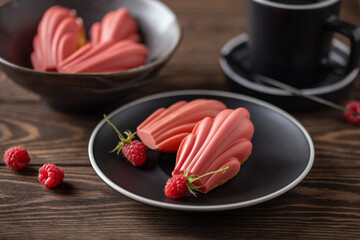Perfect Glazed French Madeleine cookies. Trendy yummy dessert