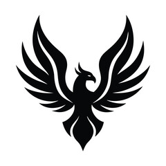 Luxury Phoenix Logo Template vector art